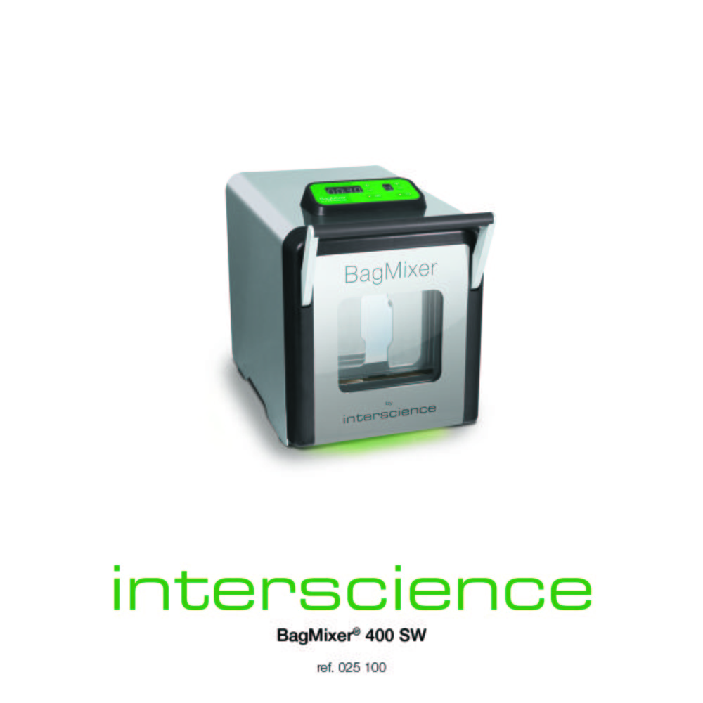 The BagMixer efficiently blends any type of sample, avoiding risk of cross-contamination. It is adapted to all types of applications and compatible with all blender bags.