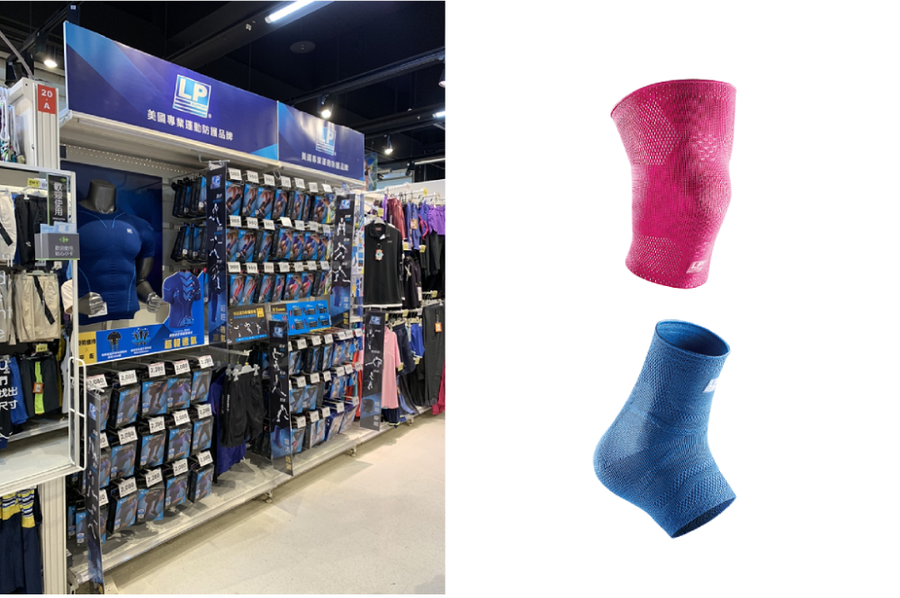 Creative shelf display for LP Support in Carrefour outlets
