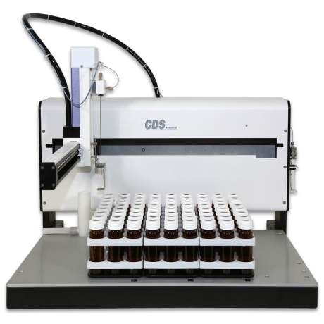 CDS’s2nd generation Purge and Trap autosampler (water only) with improved precision.
