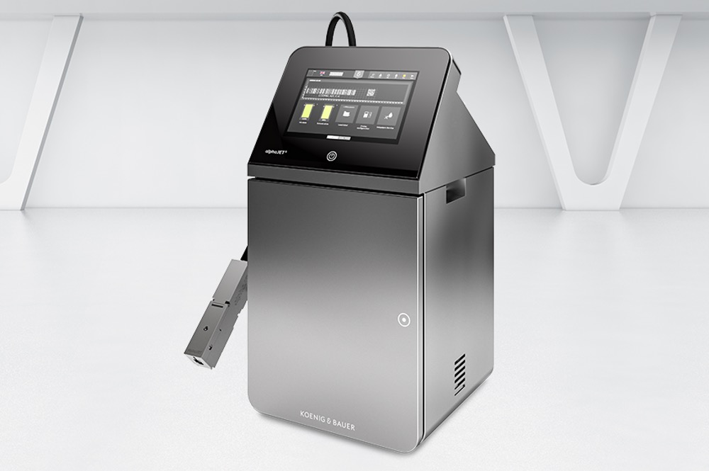 NEW! Koenig & Bauer - Continuous-Inkjet-Systems - alphaJET<sup>5</sup> X