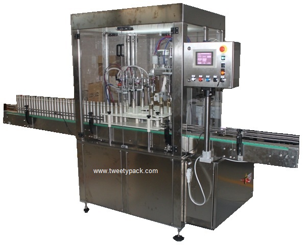 Machine de remplissage et de bouchage de bouteilles pour liquides pharmaceutiques FM 86 SP