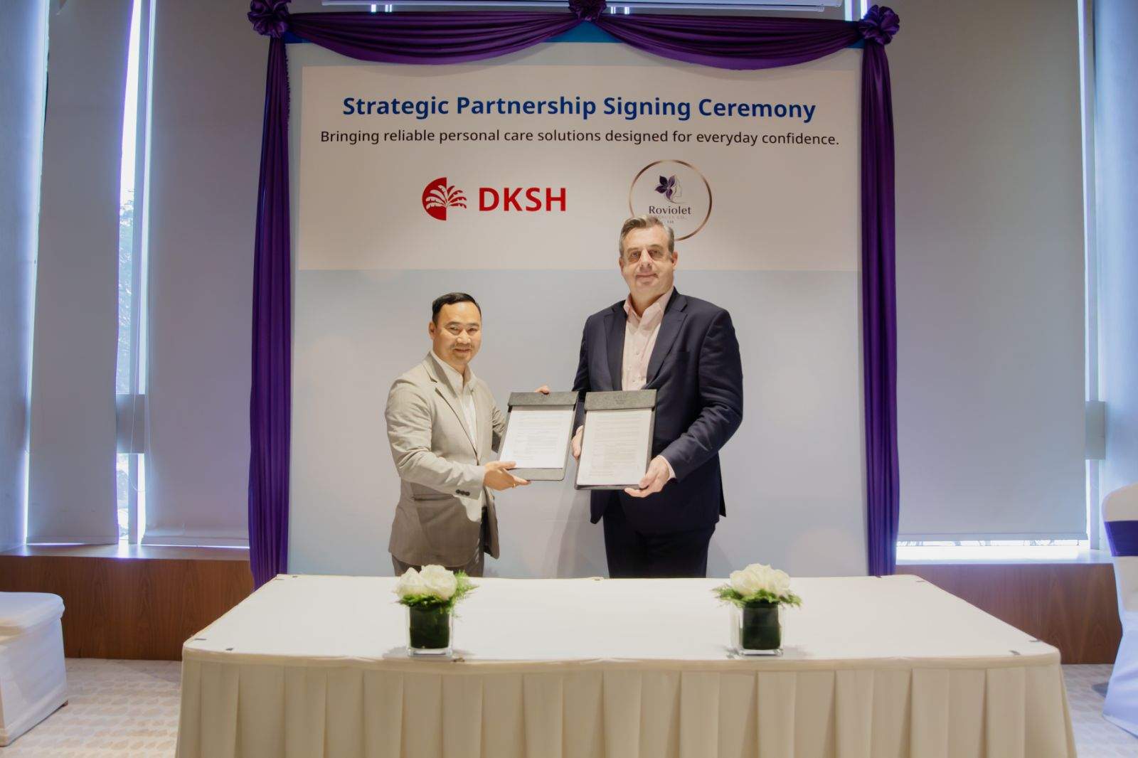 DKSH Myanmar Partners with Roviolet Beauty to Launch Vertex Personal Care Products