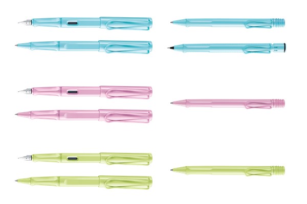 ラミーの人気モデル限定色をテーマにしたコラボレーション『Colors by LAMY safari － カラーズ バイ ラミー サファリ』、2023年4月末より数量限定で発売