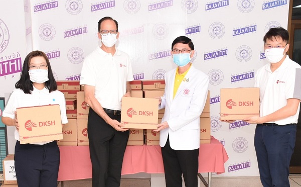 DKSH donates supplies and funds to Ramathibodi and Rajavithi Hospitals to fight against COVID-19