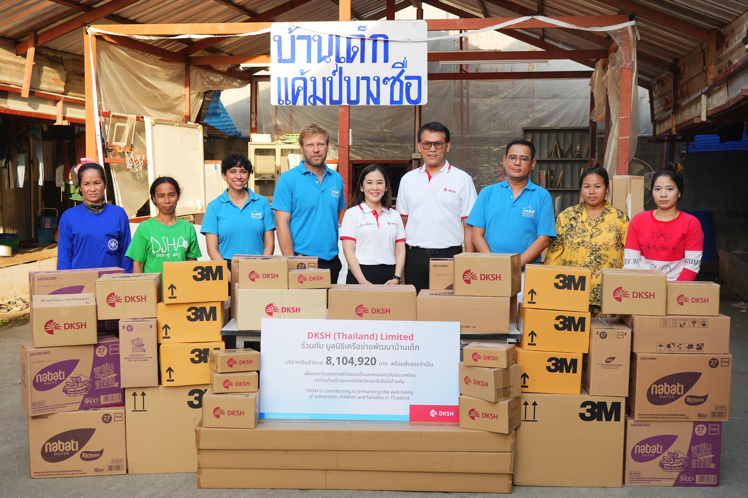 DKSH Partners With Baan Dek Foundation to Support Vulnerable Children and Families in Urban Slums and Construction Site Camps