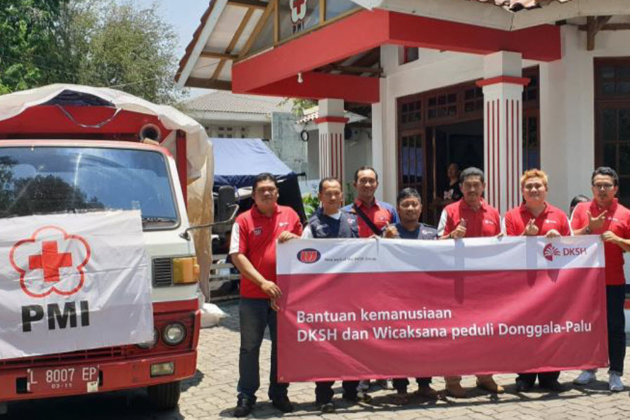 DKSH and Wicaksana help Donggala-Palu victims in Indonesia