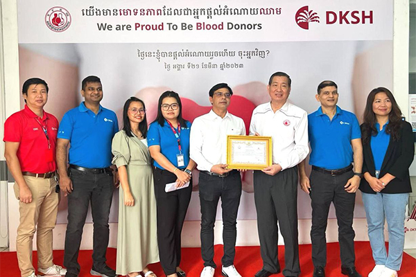 DKSH Cambodia Organizes its Successful Blood Donation Campaign for the Sixth Consecutive Year